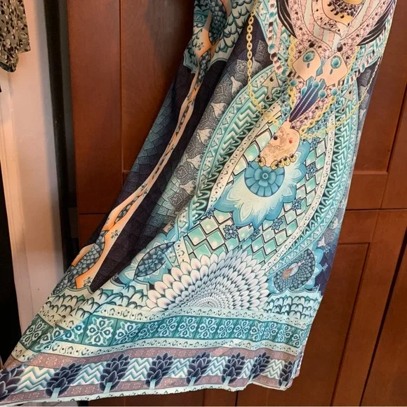 SALE!! Silky dress NWT beach resort clothing.   3 - Picture 12 of 14